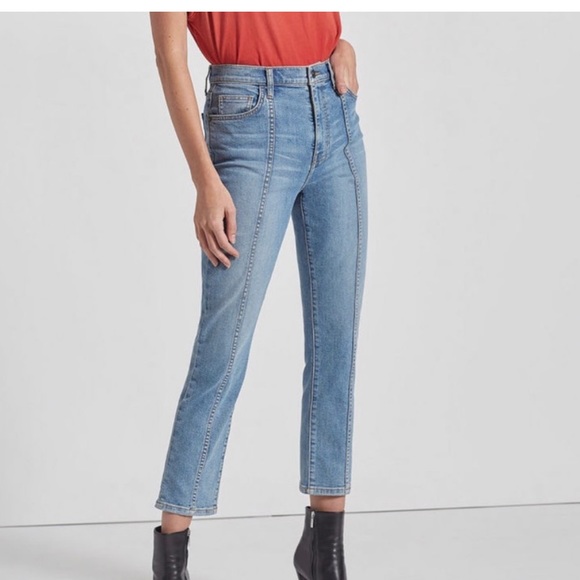 Current/Elliott Denim - Current/Elliott Front Seam Jeans